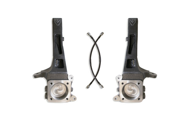 2005-2023 TACOMA (6-LUG) 2WD 4" LIFT SPINDLES W/ BRAKE LINES