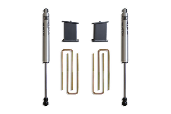 2007-2016 SILVERADO/SIERRA 1500 2WD 5" REAR LIFT BOX KIT W/ FOX SHOCKS