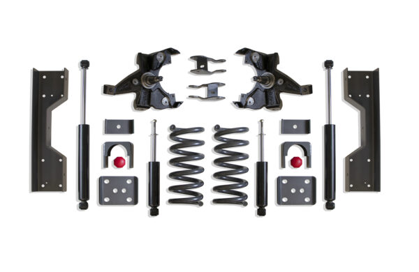 1988-1998 SILVERADO/SIERRA 1500 2WD 4"/6" LOWERING KIT (V6, HD ROTORS)