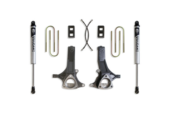 2002-2008 RAM 1500 (5-LUG) 2WD 4.5" LIFT KIT (VULCAN IFP SHOCKS)
