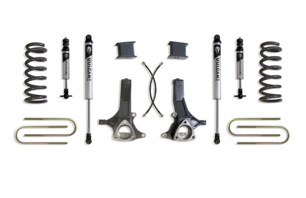 2002-2008 RAM 1500 (5-LUG) 2WD 7" LIFT KIT (VULCAN IFP SHOCKS (5.7L)