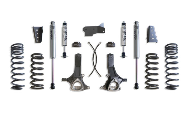 2009-2024 RAM 1500 (5-LUG) 2WD 6.5" LIFT KIT (FOX SHOCKS, ECODIESEL)