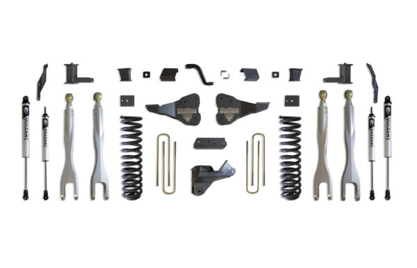 2017-2022 F-250/F-350 4WD DIESEL 6" LIFT KIT W/ 4-LINKS (VULCAN SHOCKS)