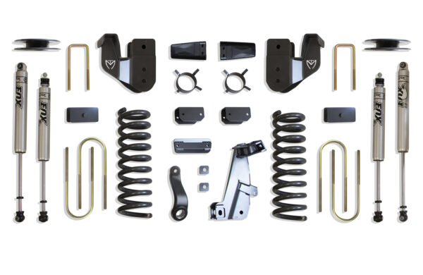 2013-2018 RAM 3500 4WD DIESEL 4" LIFT KIT (FOX SHOCKS) (FACTORY REAR AIR RIDE)