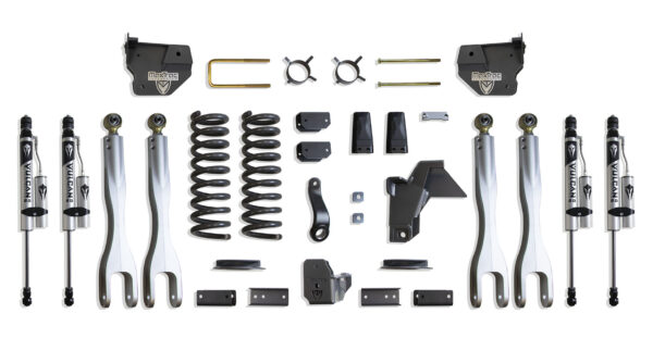 2019-2024 RAM 2500 4WD DIESEL 4" LIFT KIT W/ 4-LINKS (VULCAN RESERVOIR SHOCKS) (FACTORY REAR AIR RIDE)