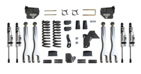 2019-2024 RAM 2500 4WD DIESEL 6" LIFT KIT W/ 4-LINKS (VULCAN RESERVOIR SHOCKS) (FACTORY REAR AIR RIDE)