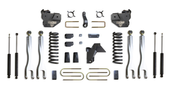 2019-2024 RAM 3500 4WD DIESEL 4" LIFT KIT W/ 4-LINKS (MAX TRAC SHOCKS)