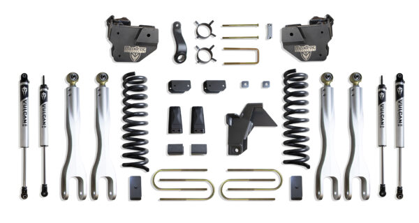 2019-2024 RAM 3500 4WD DIESEL 8" LIFT KIT W/ 4-LINKS (VULCAN SHOCKS)