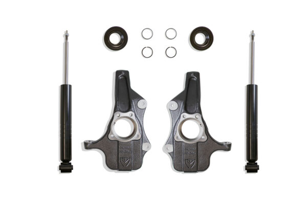 2021-2025 GM SUV 2"/3" ADJUSTABLE HEIGHT LOWERING KIT (SPINDLE/REAR STRUTS) (NON MAGNERIDE/ADAPTIVE RIDE)
