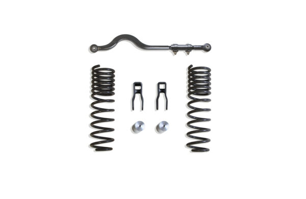 2020-2024 JEEP GLADIATOR MOJAVE FRONT COILS, TRAC BAR, F. SHOCK EXT & MISC. BRACKETS - 3" LIFT HEIGHT (BOX 1 OF 2)