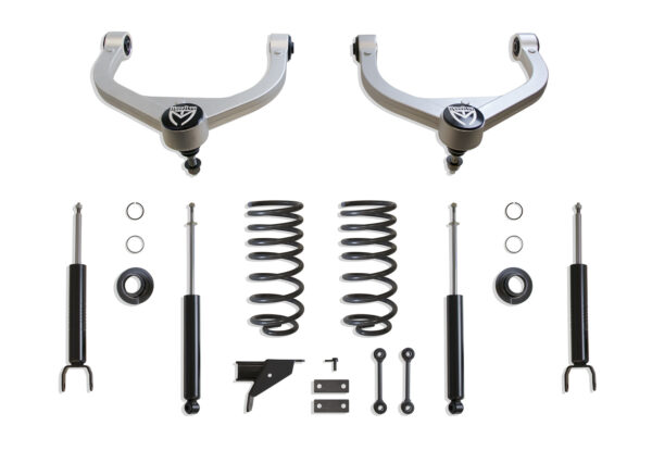 2019-2024 RAM 1500 (6-LUG) 2WD/4WD 2"/4" LOWERING KIT W/ CAMBER CORRECTION UPPER ARMS