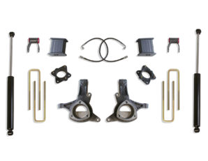 2007-2016 SILVERADO/SIERRA 1500 2WD 7.5" LIFT KIT (MAX TRAC SHOCKS) (CAST STEEL ARMS)