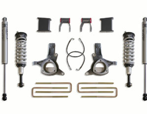 2007-2016 SILVERADO/SIERRA 1500 2WD 7" LIFT KIT (FOX SHOCKS) (CAST STEEL ARMS)