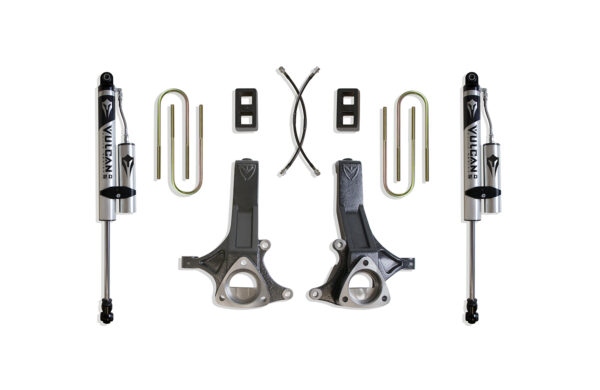 2002-2008 RAM 1500 (5-LUG) 2WD 4.5" LIFT KIT (VULCAN RESERVOIR SHOCKS)