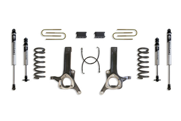 2003-2008 RAM 2500 & 1500 MEGA CAB 2WD 6" LIFT KIT (3.625" X 10" U-BOLTS) (5.7L HEMI) (VULCAN IFP SHOCKS)