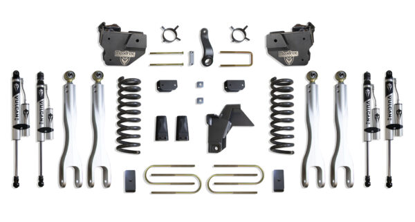 2019-2024 RAM 3500 4WD DIESEL 4" LIFT KIT W/ 4-LINKS (VULCAN RESERVOIR SHOCKS)