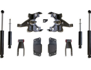 1988-1991 SILVERADO/SIERRA 1500 2WD 2"/4" LOWERING KIT (SPINDLES, LD ROTORS)