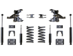 1988-1991 SILVERADO/SIERRA 1500 2WD 3"/5" LOWERING KIT (V8, LD ROTORS)