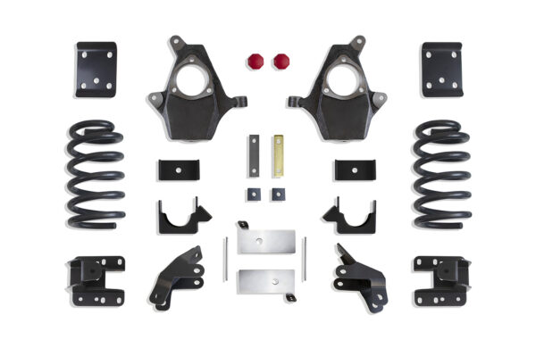2014-2018 SILVERADO/SIERRA 1500 2WD/4WD 3"/5" LOWERING KIT (MAGNERIDE, EXT/CREW CAB, CAST STEEL ARMS)