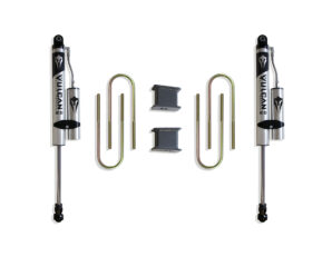 2002-2008 RAM 1500 (5-LUG) 2WD 4" REAR LIFT BOX KIT W/ VULCAN RESERVOIR SHOCKS