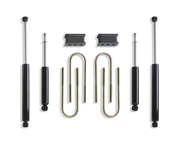 2003-2008 RAM 3500 2WD 2.5" REAR LIFT BOX KIT (4.125" X 16.5"" U-BOLTS) (DUALLY MODELS) (MAX TRAC SHOCKS)