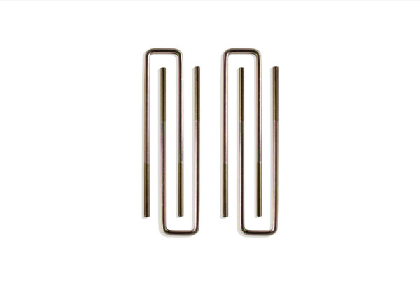 2007-2024 SILVERADO/SIERRA 1500 2WD/4WD SQUARE U-BOLTS (15.5" X 2.625" X 9/16") (6"-7" BLOCKS)