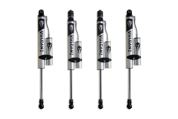 2017-2025 F-250/F-350 4WD 2.5" F&R VULCAN SERIES RESERVOIR SHOCKS - 2.5" LIFT HEIGHT