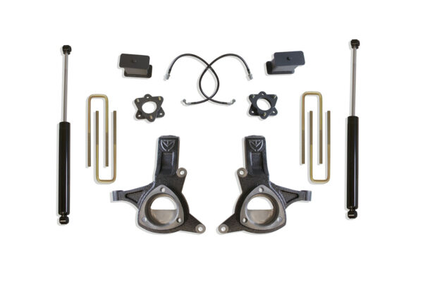 2016-2018 SIILVERADO/SIERRA 1500 2WD 7" LIFT KIT (MAX TRAC SHOCKS) (STAMPED STEEL ARMS)