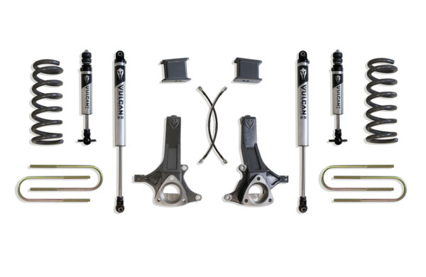 2002-2008 RAM 1500 (5-LUG) 2WD 7" LIFT KIT (VULCAN IFP SHOCKS) (4.7L)
