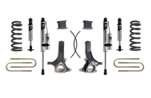 2002-2008 RAM 1500 (5-LUG) 2WD 7" LIFT KIT (VULCAN IFP FRONT/VULCAN RESERVOIR SHOCKS REAR) (4.7L)