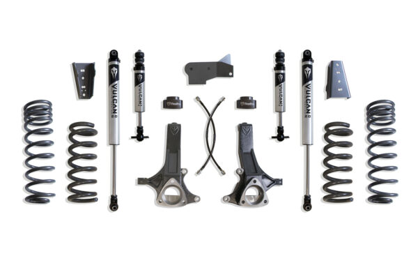 2009-2024 RAM 1500 (5-LUG) 2WD 7" LIFT KIT (VULCAN IFP SHOCKS) (4.7L)