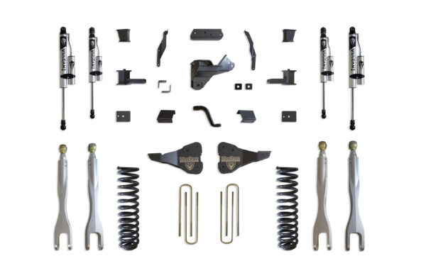 2017-2022 F-250/F-350 4WD DIESEL 4" LIFT KIT W/ 4-LINKS (VULCAN RESERVOIR SHOCKS)