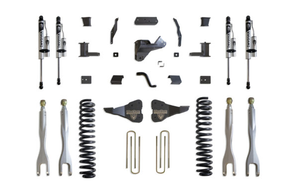 2017-2022 F-250/F-350 4WD DIESEL 8" LIFT KIT W/ 4-LINKS (VULCAN RESERVOIR SHOCKS)