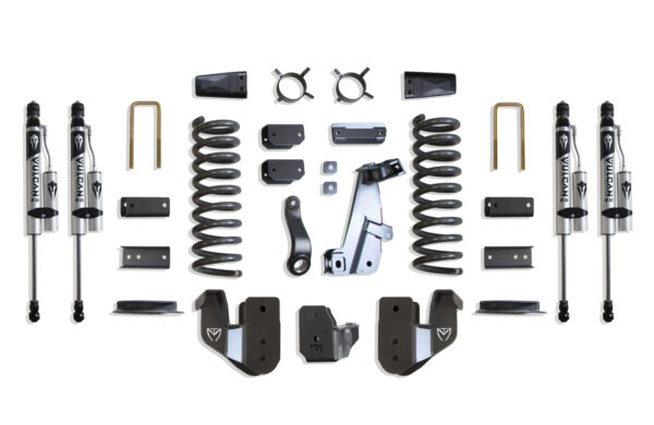 2014-2018 RAM 2500 4WD DIESEL 4" LIFT KIT (VULCAN RESERVOIR SHOCKS) (FACTORY REAR AIR RIDE)