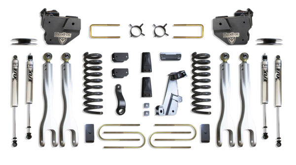 2013-2018 RAM 3500 4WD DIESEL 4" LIFT KIT W/ 4-LINKS (FOX SHOCKS) (FACTORY REAR AIR RIDE)