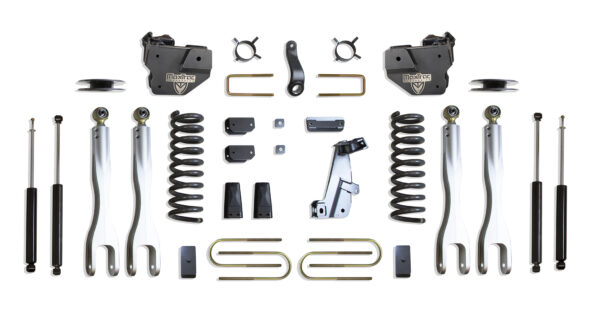 2013-2018 RAM 3500 4WD DIESEL 4" LIFT KIT W/ 4-LINKS (MAX TRAC SHOCKS) (FACTORY REAR AIR RIDE)