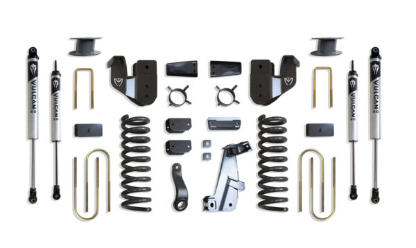 2013-2018 RAM 3500 4WD DIESEL 6" LIFT KIT (VULCAN SHOCKS) (FACTORY REAR AIR RIDE)