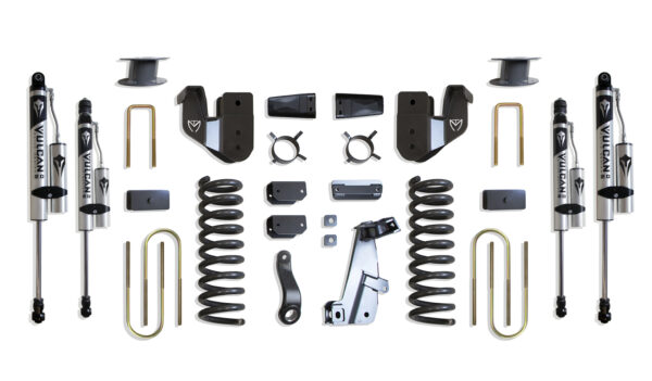 2013-2018 RAM 3500 4WD DIESEL 6" LIFT KIT (VULCAN RESERVOIR SHOCKS) (FACTORY REAR AIR RIDE)