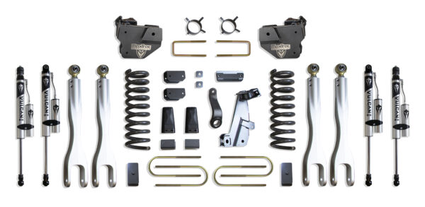 2013-2018 RAM 3500 4WD DIESEL 8" LIFT KIT W/ 4-LINKS (VULCAN RESERVOIR SHOCKS)