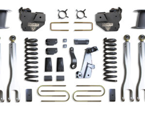 2013-2018 RAM 3500 4WD DIESEL 8" LIFT KIT W/ 4-LINKS (VULCAN RESERVOIR SHOCKS) (FACTORY REAR AIR RIDE)