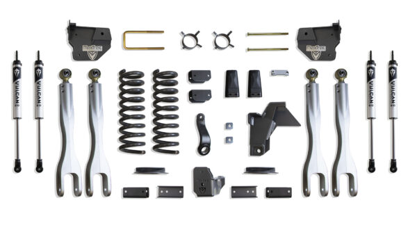 2019-2024 RAM 2500 4WD DIESEL 4" LIFT KIT W/ 4-LINKS (VULCAN SHOCKS) (FACTORY REAR AIR RIDE)