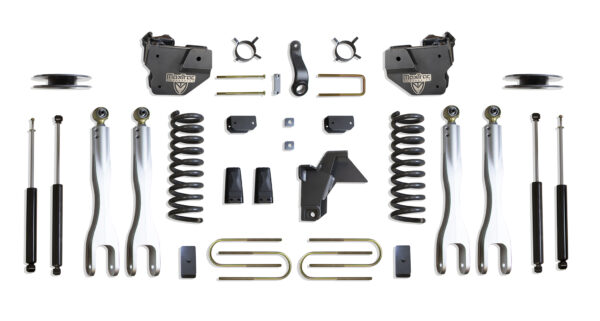 2019-2024 RAM 3500 4WD DIESEL 4" LIFT KIT W/ 4-LINKS (MAX TRAC SHOCKS) (FACTORY REAR AIR RIDE)