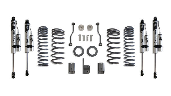 2021-2025 JEEP JL WRANGLER 4XE (HYBRID) 4" LIFT KIT W/ VULCAN RESERVOIR SHOCKS