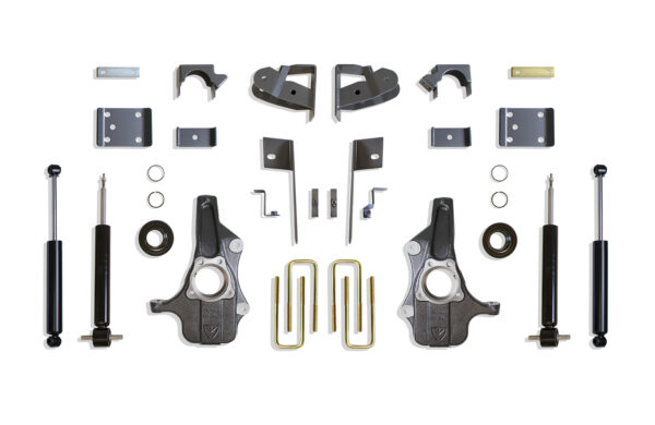 2019-2025 SILVERADO/SIERRA 1500 2WD/4WD 3"/5" LOWERING KIT (SPINDLES/STRUTS)