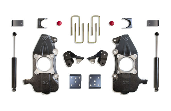 2021-2025 F-150 2WD 2"/4" LOWERING KIT (SPINDLES) (REQUIRES 22" RIMS OR LARGER)