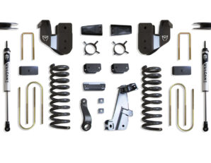 2013-2018 RAM 3500 4WD DIESEL 4" LIFT KIT (VULCAN SHOCKS) (FACTORY REAR AIR RIDE)
