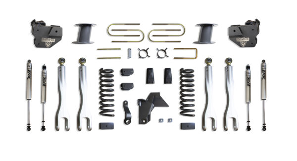 2019-2024 RAM 3500 4WD DIESEL 8" LIFT KIT W/ 4-LINKS (FOX SHOCKS) (FACTORY REAR AIR RIDE)