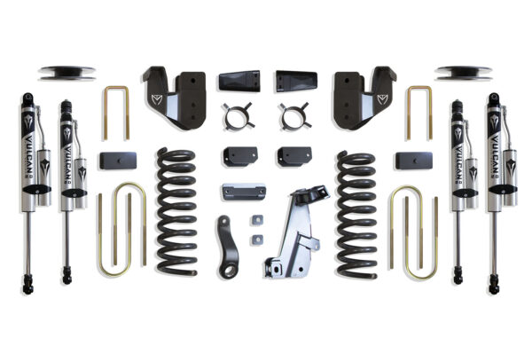 2013-2018 RAM 3500 4WD DIESEL 4" LIFT KIT (VULCAN RESERVOIR SHOCKS) (FACTORY REAR AIR RIDE)