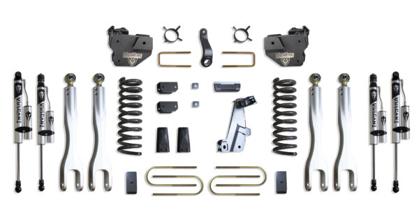 2013-2018 RAM 3500 4WD DIESEL 4" LIFT KIT W/ 4-LINKS (VULCAN RESERVOIR SHOCKS)