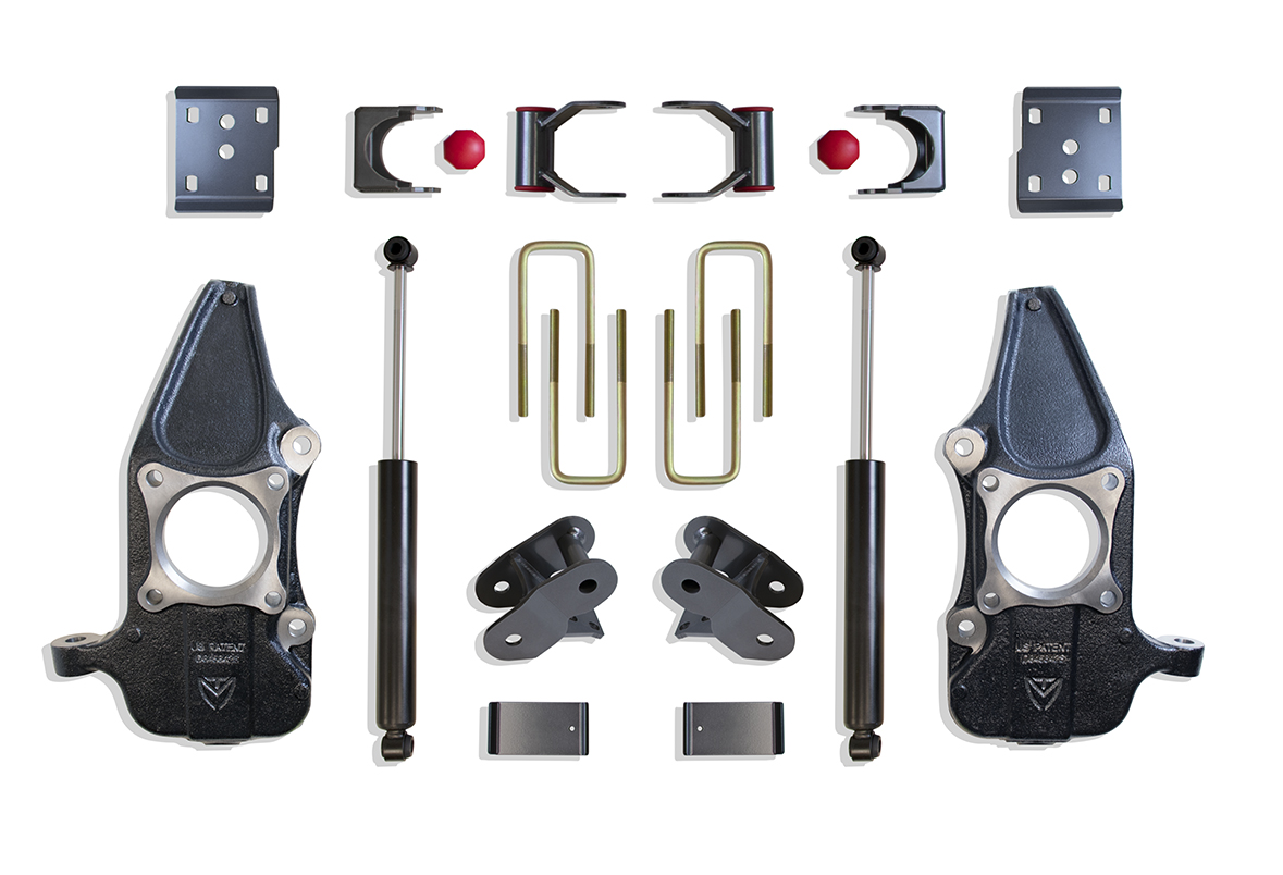 2015-2020 F-150 4WD 2"/4" LOWERING KIT (SPINDLES) (REQUIRES 22" RIMS OR LARGER)